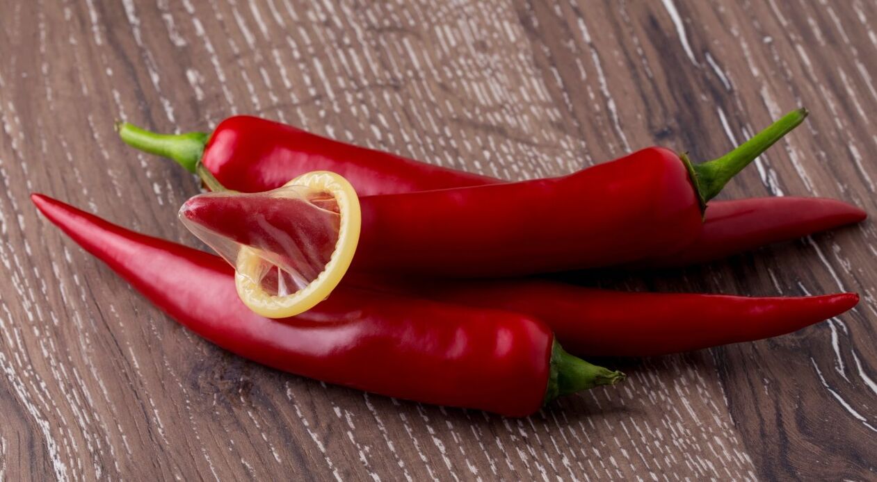 Chili pepper increases testosterone levels in a man’s body and improves potency